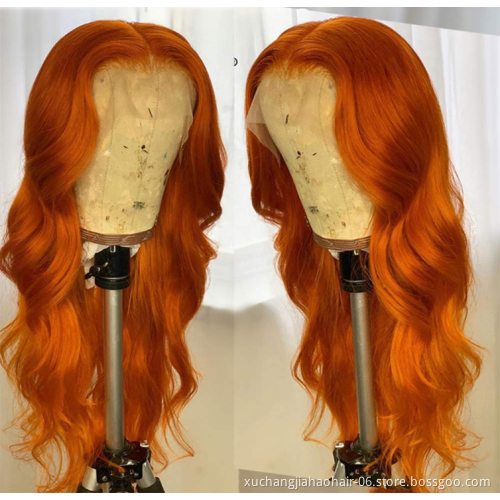 Wholesale  HD Full Lace burgundy Human Hair Wigs For Black Women Brazilian Virgin Hair Transparent Lace Front Wig